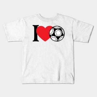 I Love Football Kids T-Shirt